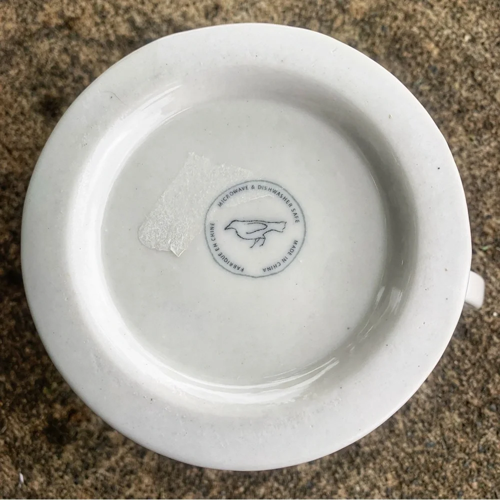 Anthropologie Letter R Initial Monogram Mug - Picture 2 of 2